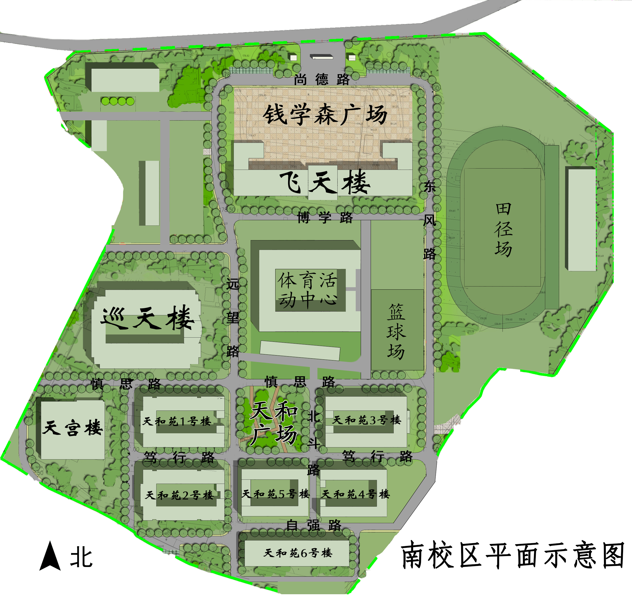 靖江王陵 4.林校 5.卦子山 6.茶叶研究所 7.电子科技大学 8.