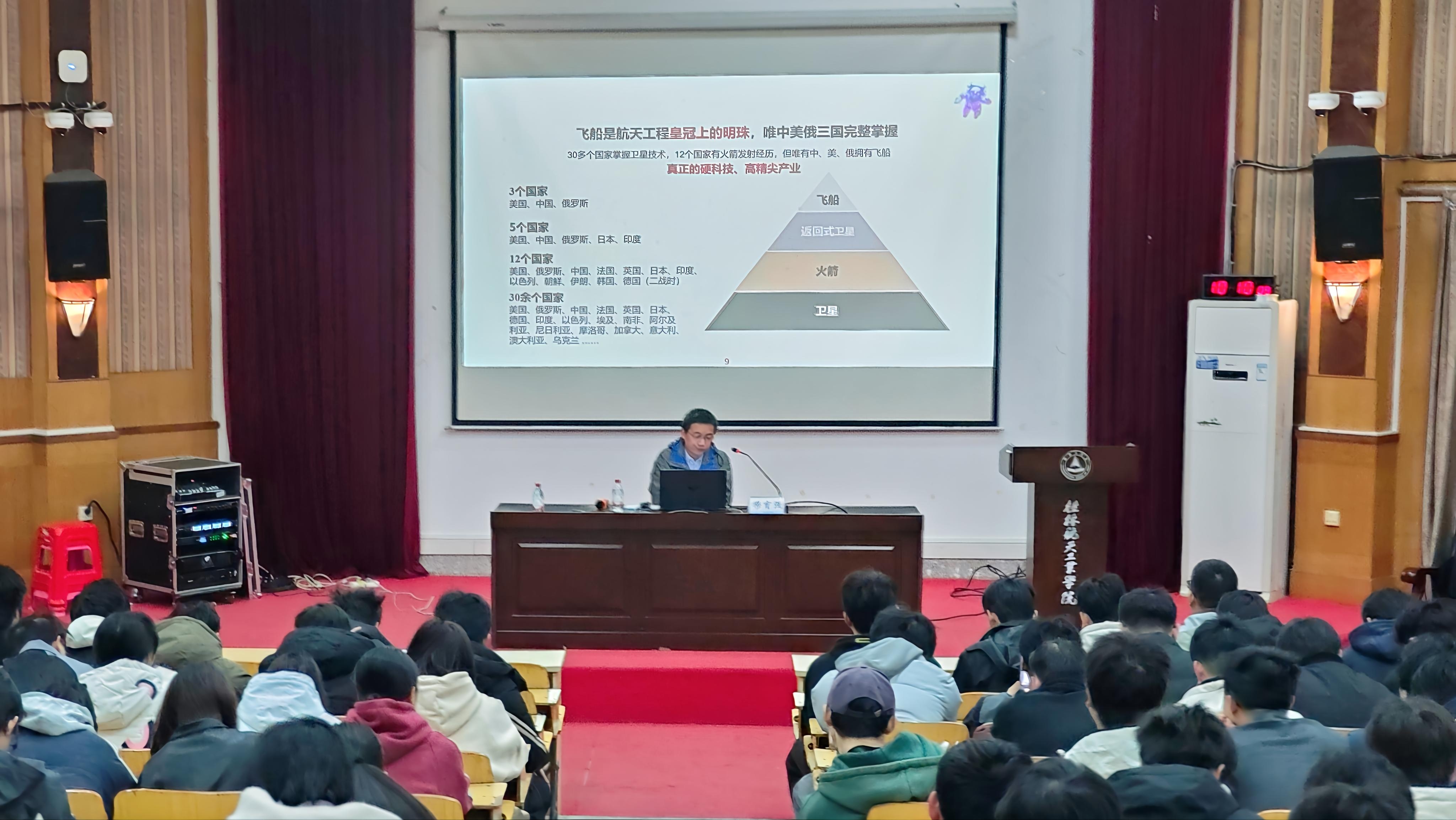 【航天日】桂航大讲坛开讲 载人航天工程专家解码飞船技术与强国征程-桂林航天工业学院